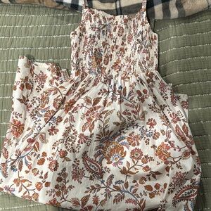 Floral Print Dress w/ pockets
